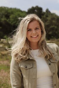 Foto eigenaresse Haarzaak 'de Cent' Marieke Centen